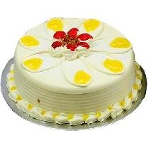 Butterscotch Cake Yellow Topping