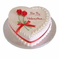 Vanilla Cake In Heart Shape