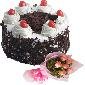black-forest-cake-in-round-6-Pink-Roses thumb