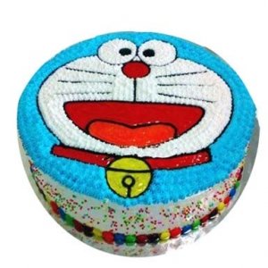 Smily Doraemon Cake