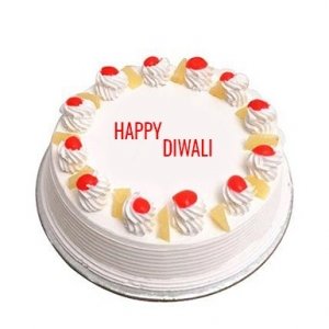 Happy Diwali Pineapple Cake