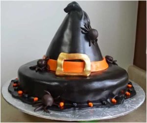 Chocolaty Witch hat cake