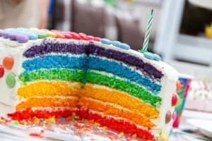 Beautiful Rainbow Cake Image