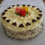 Best designed vanila cake