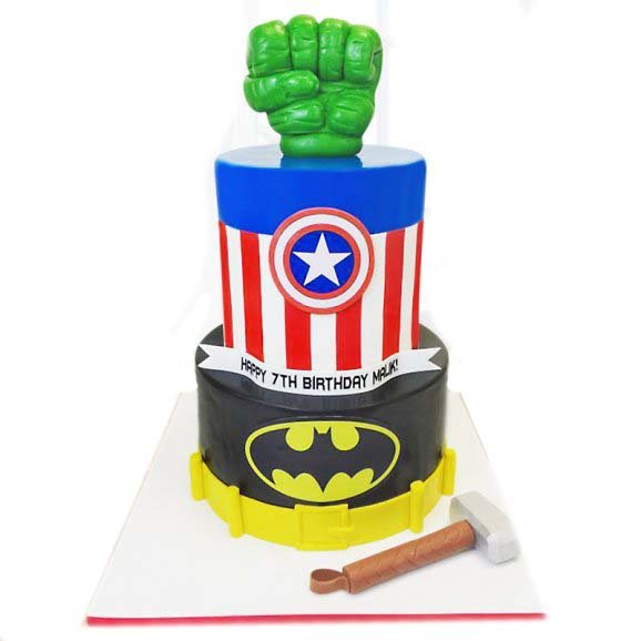 Super hero combo cake CakenGifts in