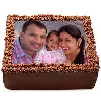 Delici Chocolate Photo Cake