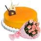 mango-cake-n-12-pink-roses thumb