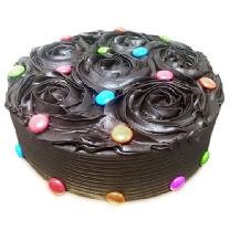 Rose Chocolate Cake