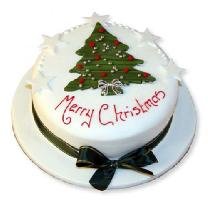 Christmas Fondant Cake