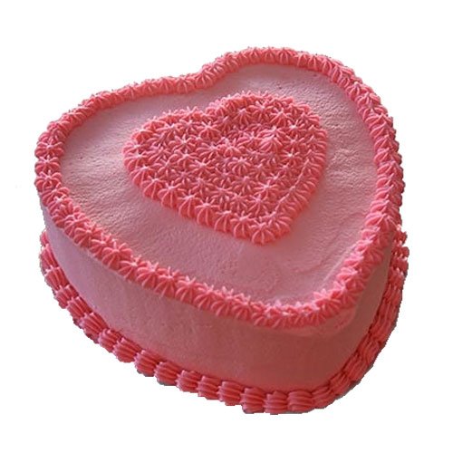 vanilla-heart-cake