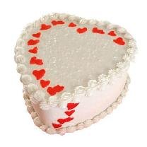 Lovely Heart Shape Cake