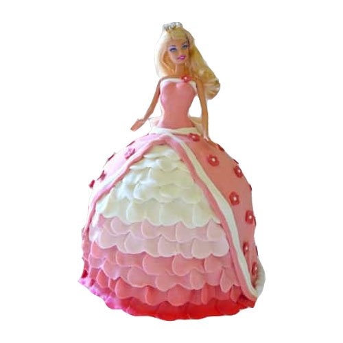 stylish-queen-barbie-cake