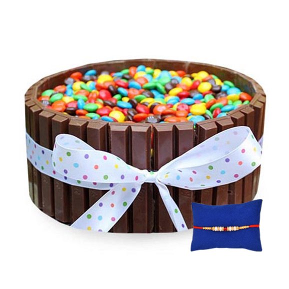 kitkat-cake-with-rakhi