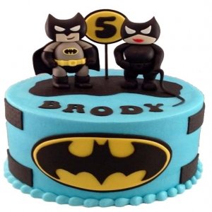 Bat Couple Cake