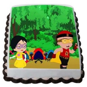 Raju Friends Photo Cake