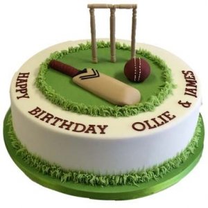 Cricket Pitch Cake