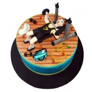 Fondant Gym Cake